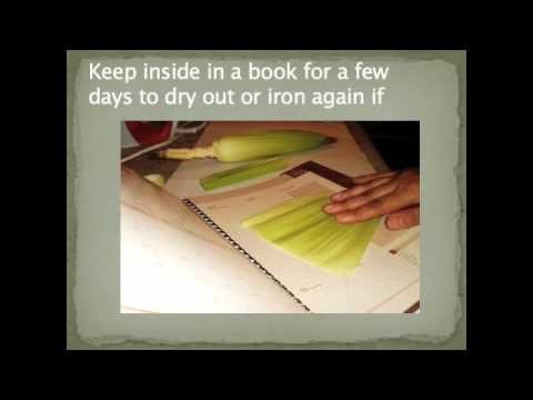 How To Make Corn Husk Impression ~ Air Dry Clay