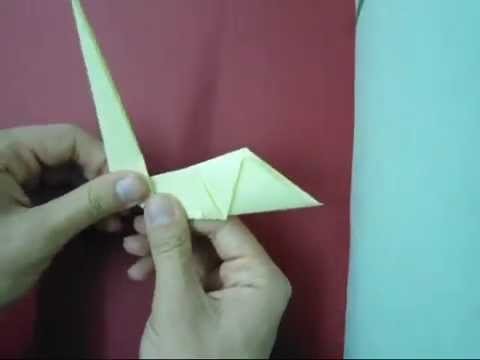 How to make easy origami peacock