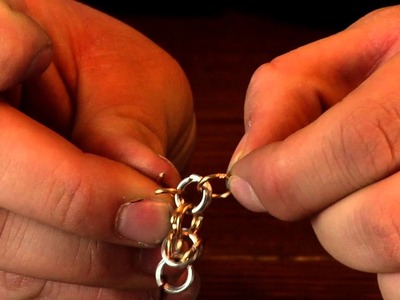 How To Make Jewelry - Byzantine Chain Weave