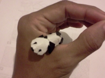 How to make Origami Panda (Jacky chan)