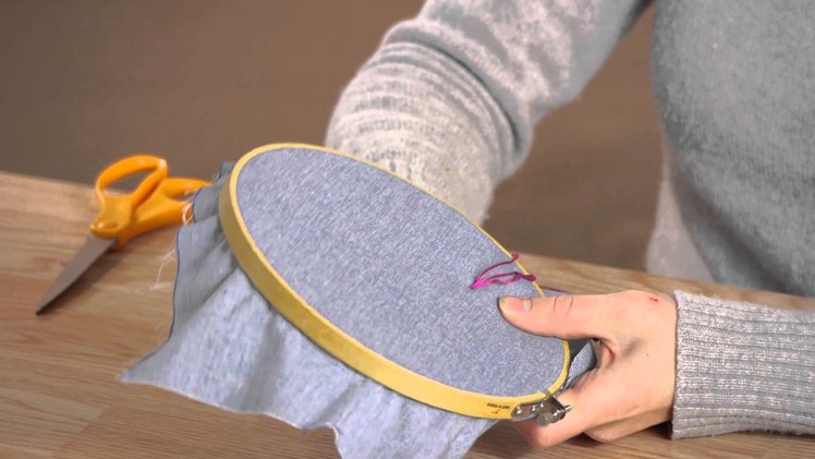 How to Needlepoint With Floss Yarn : Craft Time!