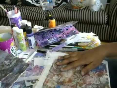 How to use Tracing paper gelli prints in mixed media art.Gelli Arts Monoprinting Plate Tutorial