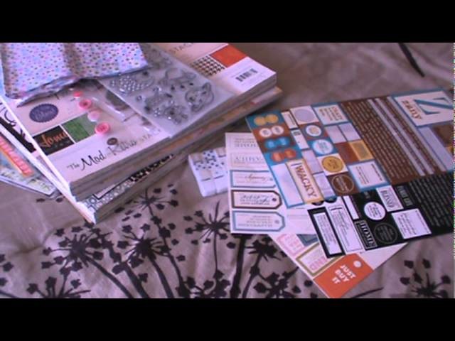 Joannes Scrapbooking Haul Michaels Target and some projects