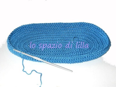 Lilla's tutorials: come fare una base crochet per borsa