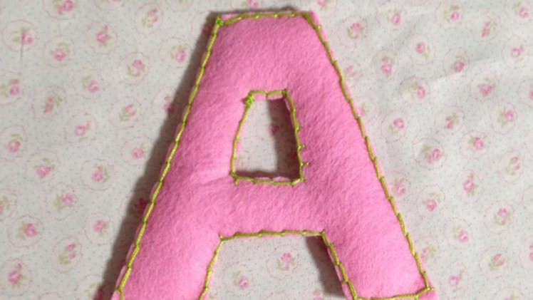 Make Cute Puffy Felt Letters - Crafts - Guidecentral