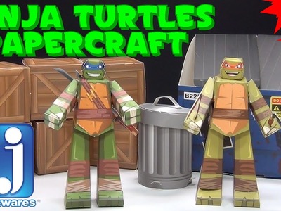 Ninja Turtles Papercraft Turtles Pack Jazwares Review