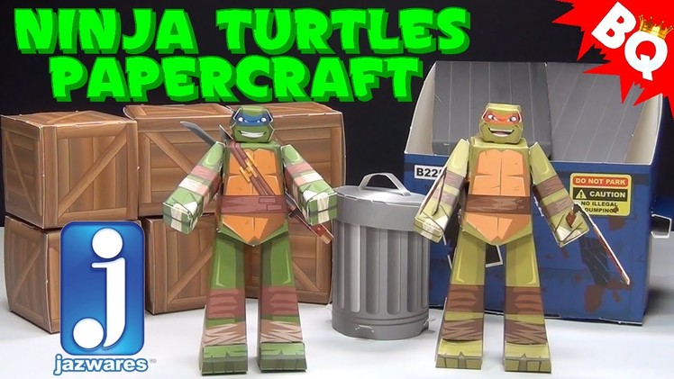 Ninja Turtles Papercraft Turtles Pack Jazwares Review
