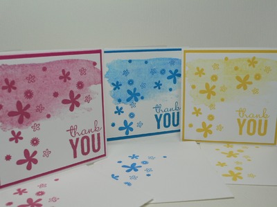 Ophelia Crafts 3x3 thank you cards Perpetual Birthday stamp
