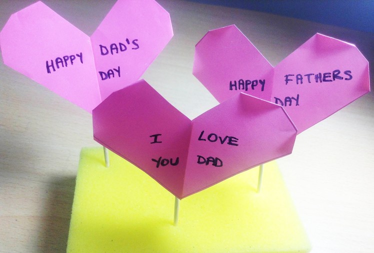 Origami Hearts - FOR FATHER'S DAY