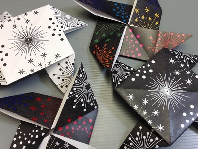 Print Your Own Colorful Fireworks Origami Paper