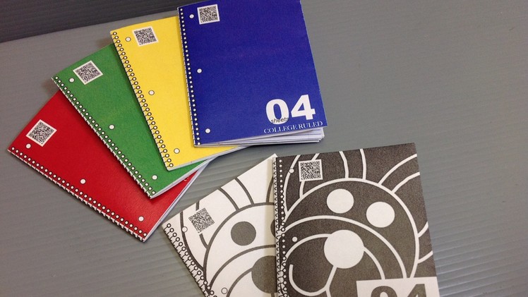 Print Your Own Origami 3-Ring Spiral Notebooks