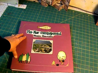 Scrapbook cover decorating-Marion Smith's 31 Day Challenge Day 29