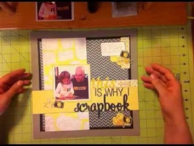 Scrapbook Layout Process Video This is why I Scrapbook