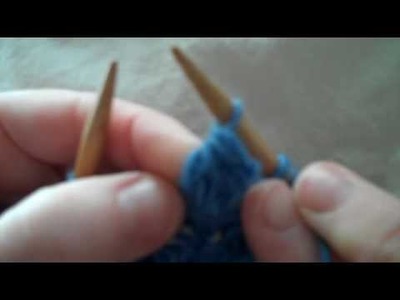 She-Knits S3 -  Shoshie bobble + how to work (k1, p1) in  dbl yo