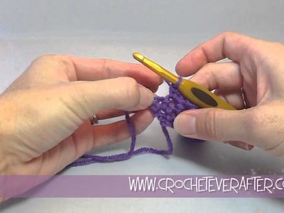 Single Crochet Tutorial #4: Single Crochet Into Last Stitch Of Row