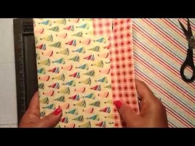 Stampin' Up! DIY Box from 12 x 12 Paper-Simple Summer Video Tutorial