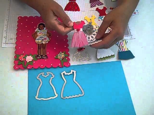 Stampin' UP! Dress Up Framelits - Magnetic Paper Doll Craft