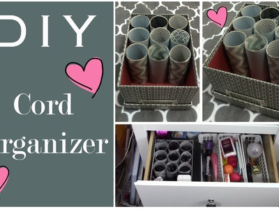 Staying Organized: DIY Cord Storage!
