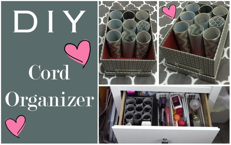 Staying Organized: DIY Cord Storage!