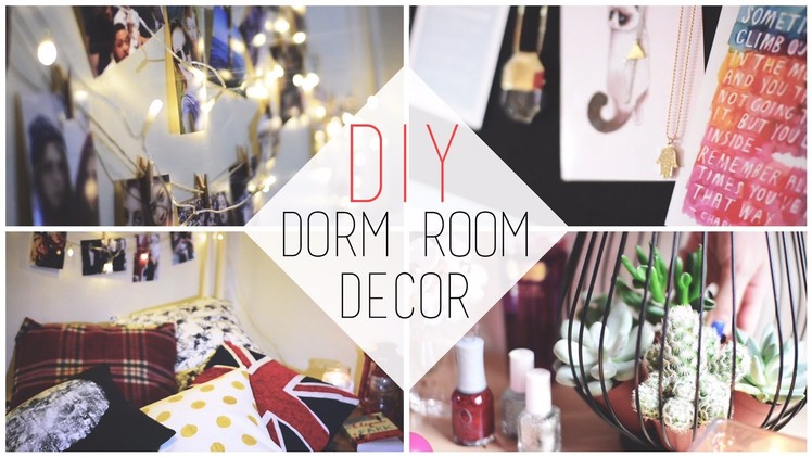 Transform Your Dorm | DIY Decorations + Organization Tips - chanelegance