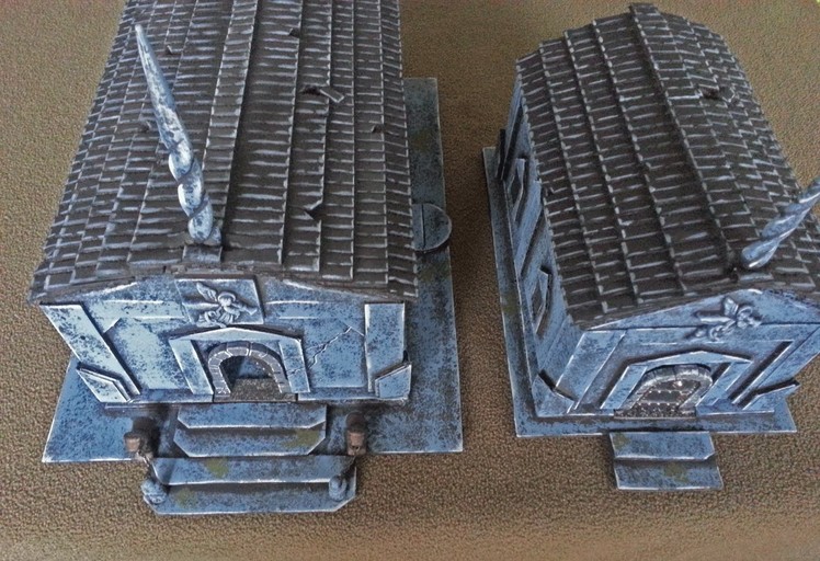 3D mausoleum combined with 2.5D tile for D&D (The DM's Craft, I show you my stuff #20)