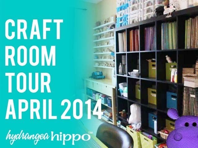 A Tour of My Scrapbook Room - Craft Room Tour - April 2014