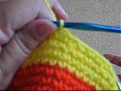 Candy Corn Slouch Hat to Crochet by Fayme Harper