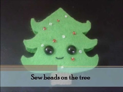 Christmas : How to make a kawaii Christmas Tree Plushie Tutorial