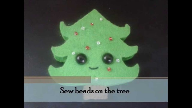 Christmas : How to make a kawaii Christmas Tree Plushie Tutorial
