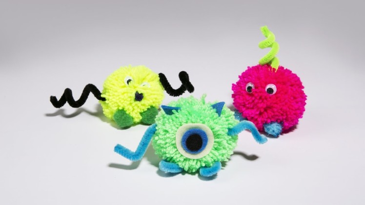Create Adorable Pom Pom Monsters - DIY Crafts - Guidecentral