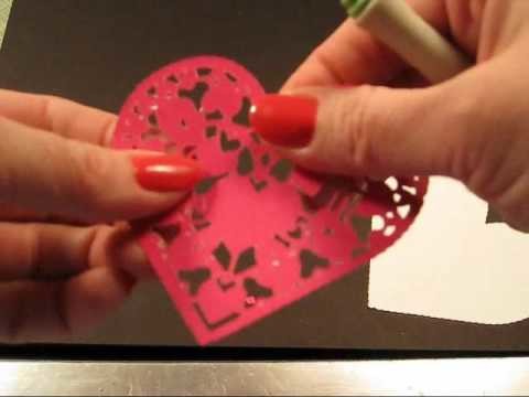 Cricut Card Ideas Using Love Struck Cricut Cartridge