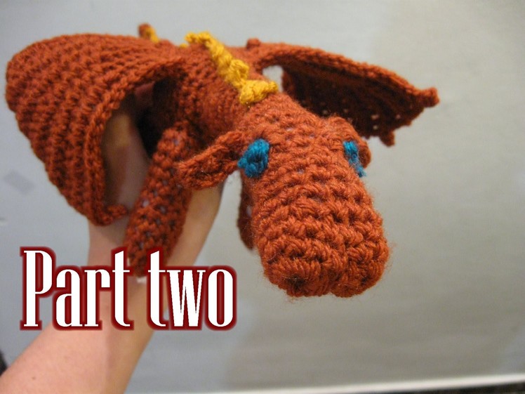 Crochet Amigurumi Fierce Dragon Tutorial pt 2