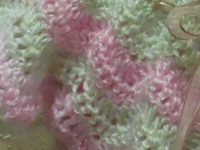 Crochet "Baby's Rippled Sweater"