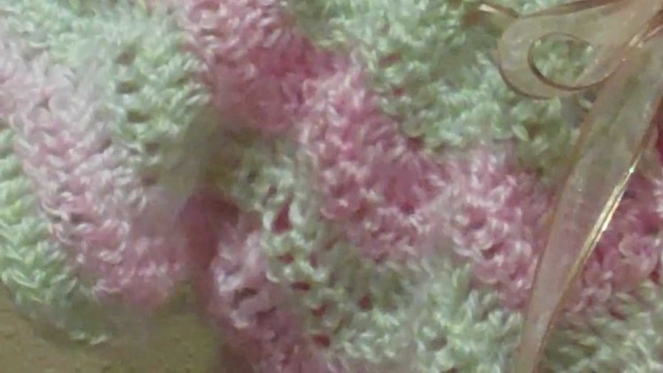 Crochet "Baby's Rippled Sweater"