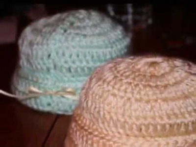 Crochet hats, blankets, booties, dresses. and more