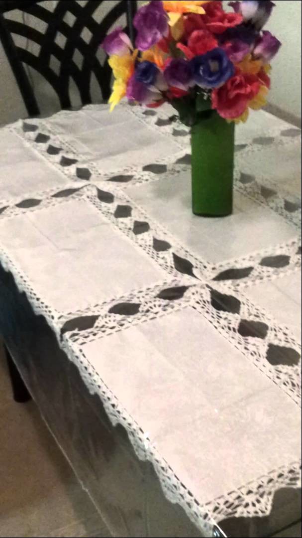 Crochet Tablecloth. i am feeling crafty