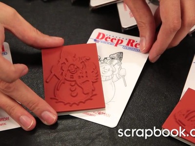Deep Red Stamps - Cling Mounted Stamps