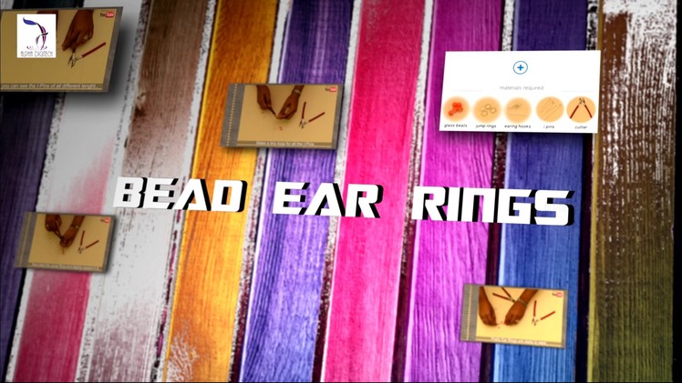 DIY : Bead Ear Rings | Earring Tutorial | Simple Earrings