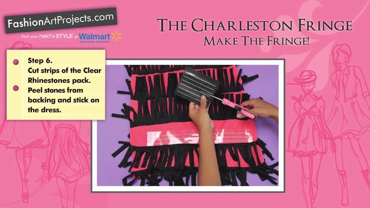 DIY Charleston Fringe Flapper Dress - FashionArtProjects.com