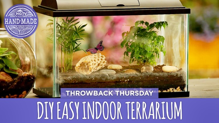 DIY Easy Indoor Terrarium - Throwback Thursday - HGTV Handmade