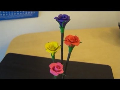Diy -Modeling Clay Rose bunches