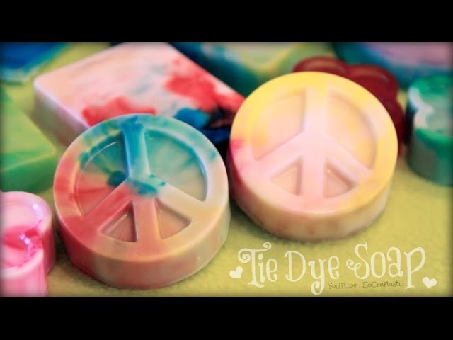 DIY Tie Dye Soap - Easy Soap Making How To for Beginners