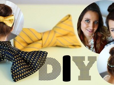 DIY Ties to Bows & Necklace Hair Accessory Feat. CuteGirlsHairStyles