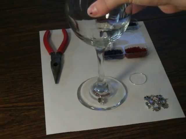 DIY Wine Glass Charm Markers
