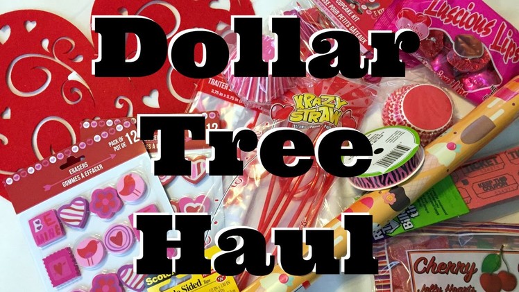 Dollar Store Crafts: Valentine's Day Dollar Tree Haul!