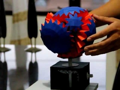 Eccentric Sphere Gear Paper craft