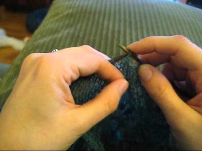 Finish Your Knitting with a Sturdy Bindoff - the P2tog Bindoff method