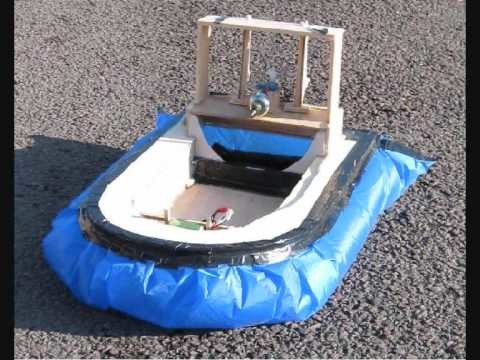 Homemade RC hovercraft 3rd video