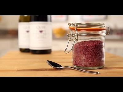 Homemade Red Wine Sea Salt | Edible Gifts | Food How To