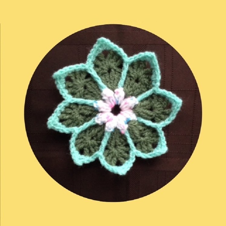 How to Crochet a Flower Pattern #34 │by ThePatterfamily